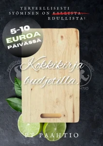 Kokkikirja budjetilla