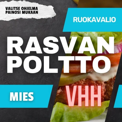 Vähähiilihydraattinen ruokavalio miehelle rasvanpolttoon