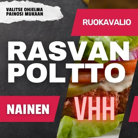 Vähähiilihydraattinen ruokavalio naiselle rasvanpolttoon