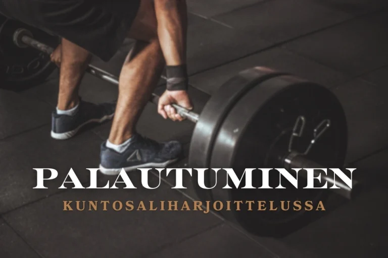 Palautuminen kuntosalilla